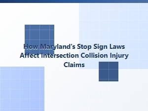 Maryland Stop Sign Laws and Accident Claims